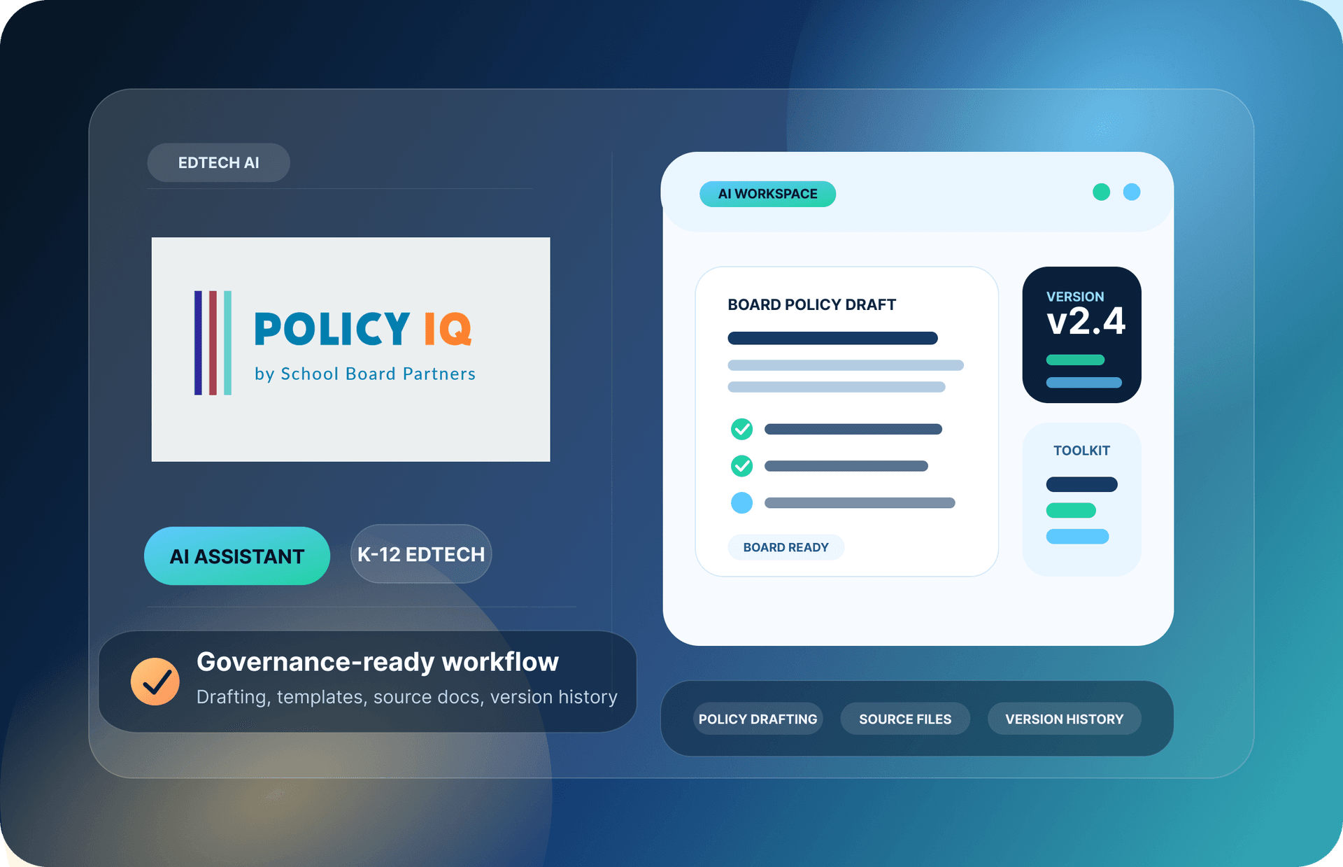 PolicyIQ - AI policy management software and AI assistant for school boards
