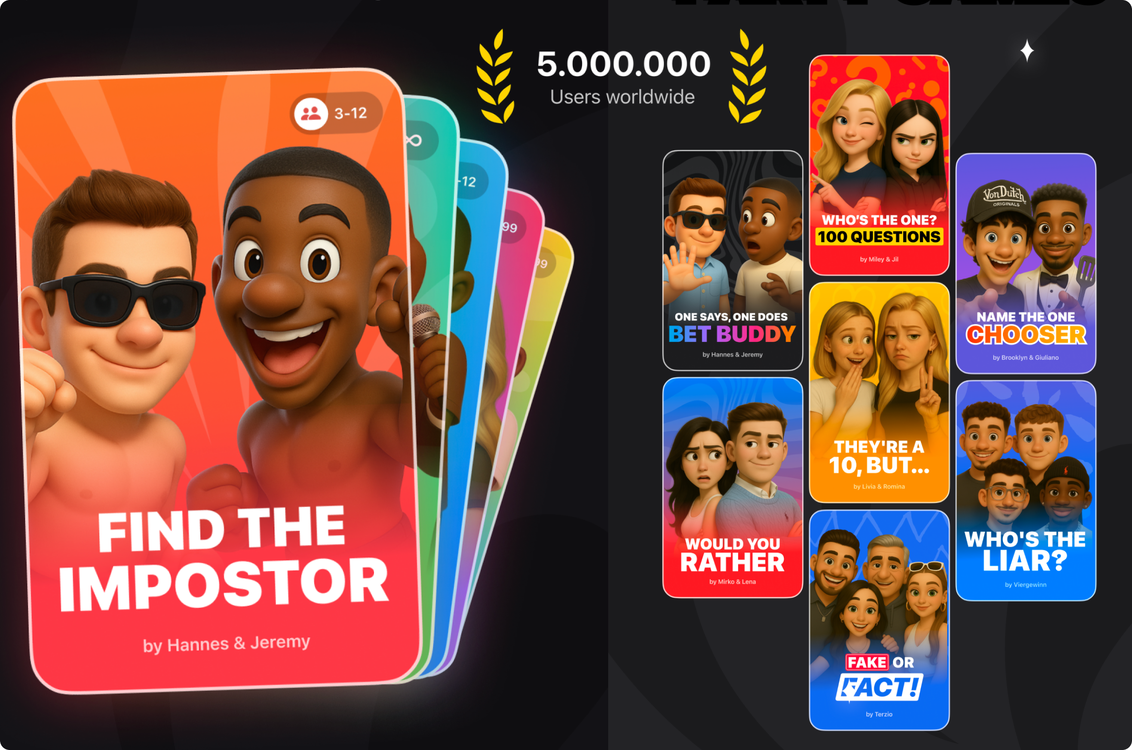 Splash – Mobile Application for Party Games With Friends